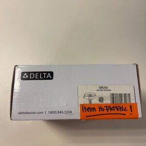 Delta Glass Rinser -plastic Chrome ( item is not metal)
